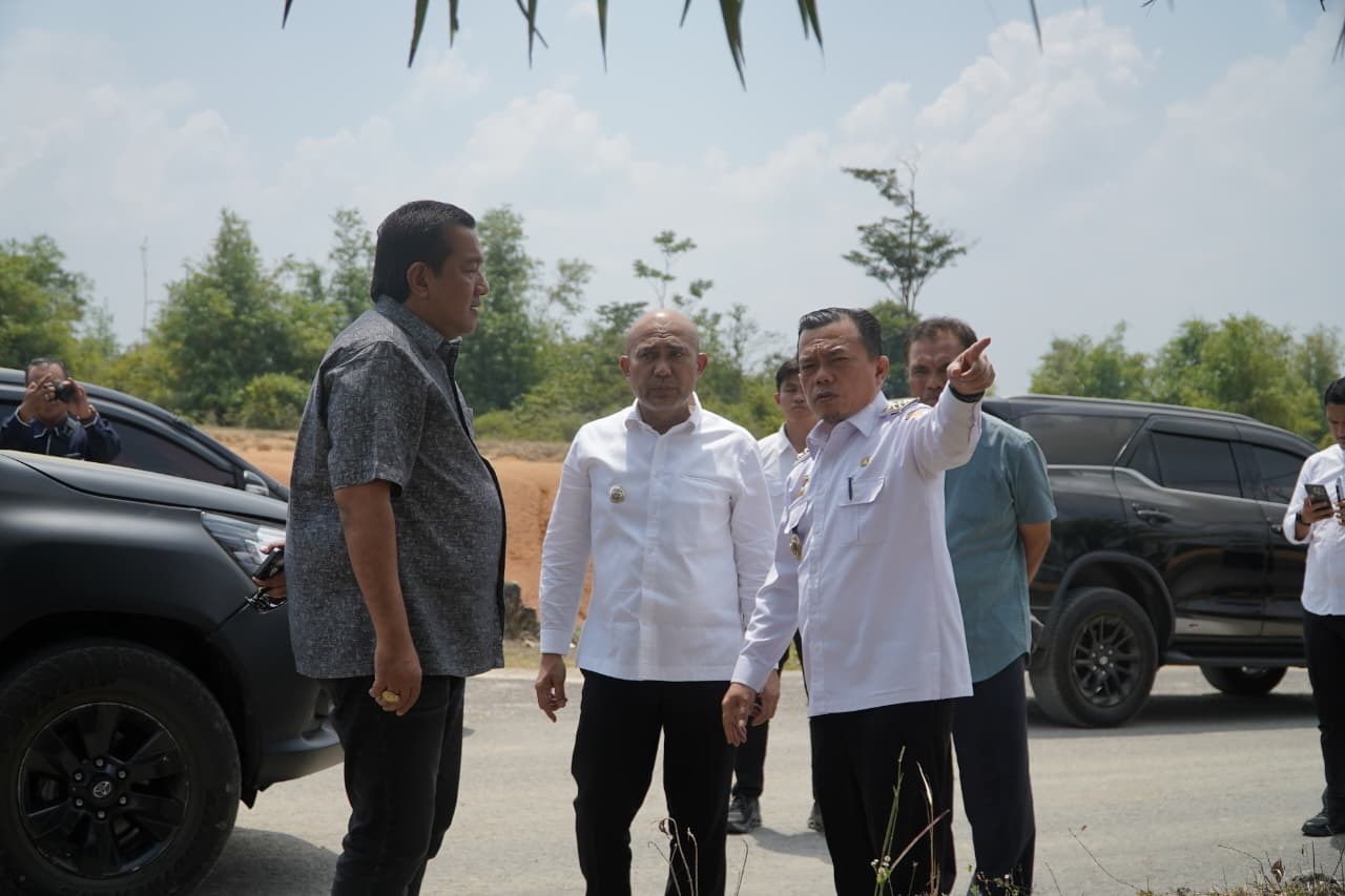 Gubernur Jambi Al Haris Tinjau Lokasi Pembangunan Sekolah Rakyat dan Lokasi Pembangunan BTN Bungo Green City
