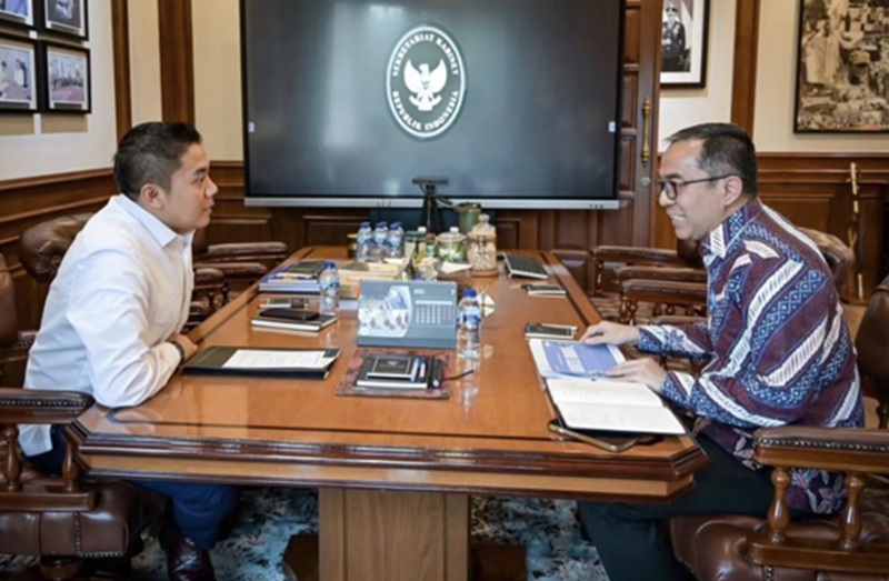 Seskab-Mendiktisaintek Bahas Beasiswa Garuda Cetak Talenta Unggul