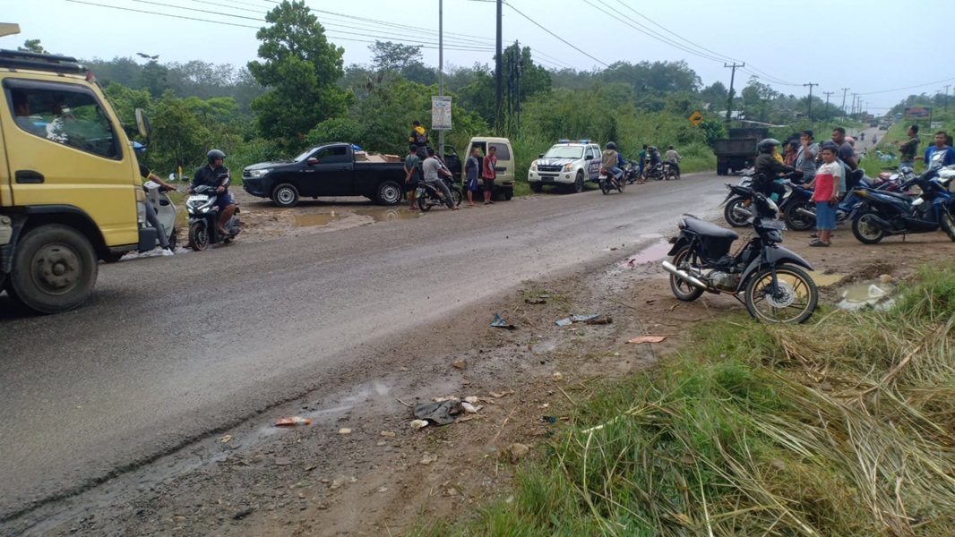 Kecelakaan Maut di Bungo, Mobil Hantam Sepeda Motor, 1 Orang Tewas