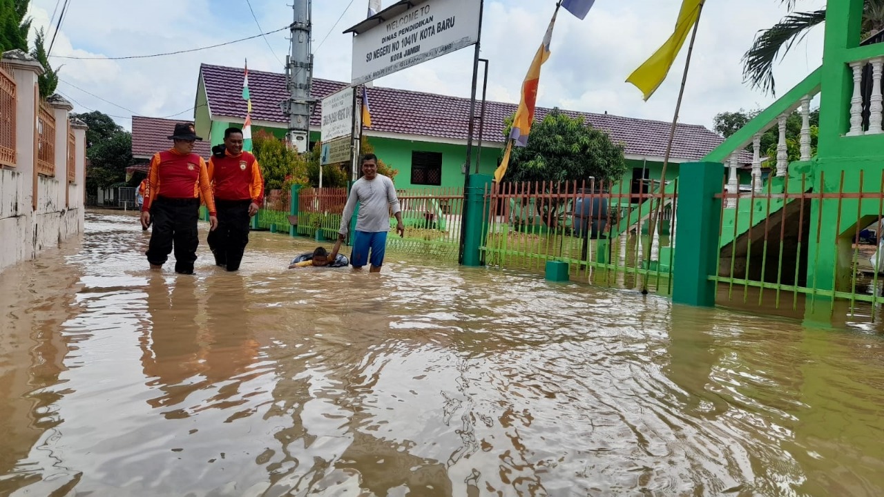 Yuk Cek, Wilayah Langganan Banjir di Kota Jambi, Masyarakat Mesti Waspada
