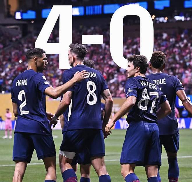 PSG Bantai Inter Miami 4-0 di Piala Dunia Antarklub! Messi Tak Berkutik!
