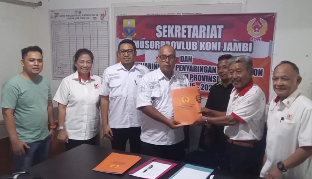 Wajah Baru Calon Ketum KONI Provinsi Jambi, Perwakilan Zuwanda Ambil Formulir Pendaftaran