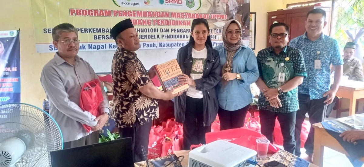 PPM Bidang Pendidikan, SKK Migas-KKKS SRMD Sasar SDN 110/VII Desa Lubuk Napal