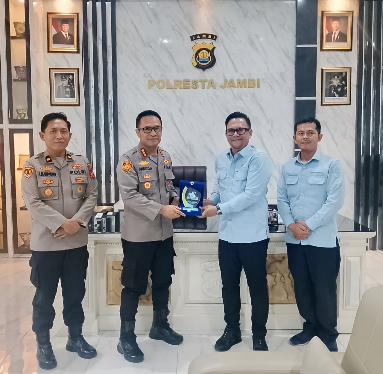 Perumda Tirta Mayang Perkuat Sinergi dengan Polresta Jambi