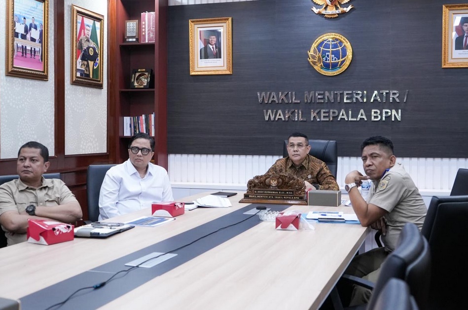 Wamen Ossy Paparkan Dukungan ATR/BPN dalam Rakor Percepatan Rehabilitasi dan Rekonstruksi Pascabencana 