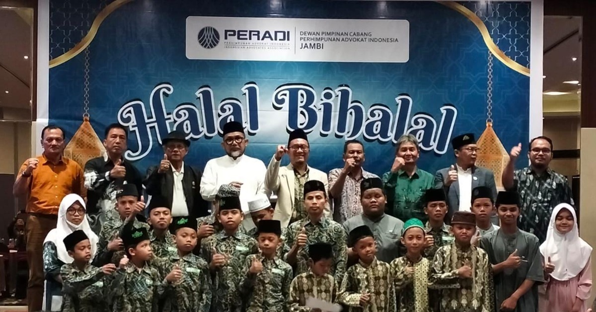  Halal Bi Halal DPC PERADI Jambi Sekaligus Berbagi dan Peduli Sesama Ummat