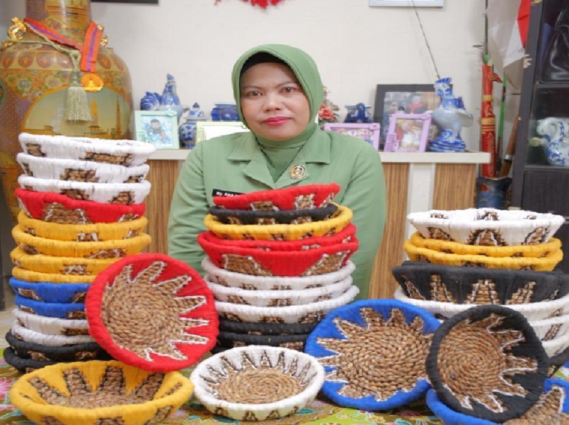 Keunikan Keranjang dari Eceng Gondok Memiliki Nilai Jual yang Tinggi