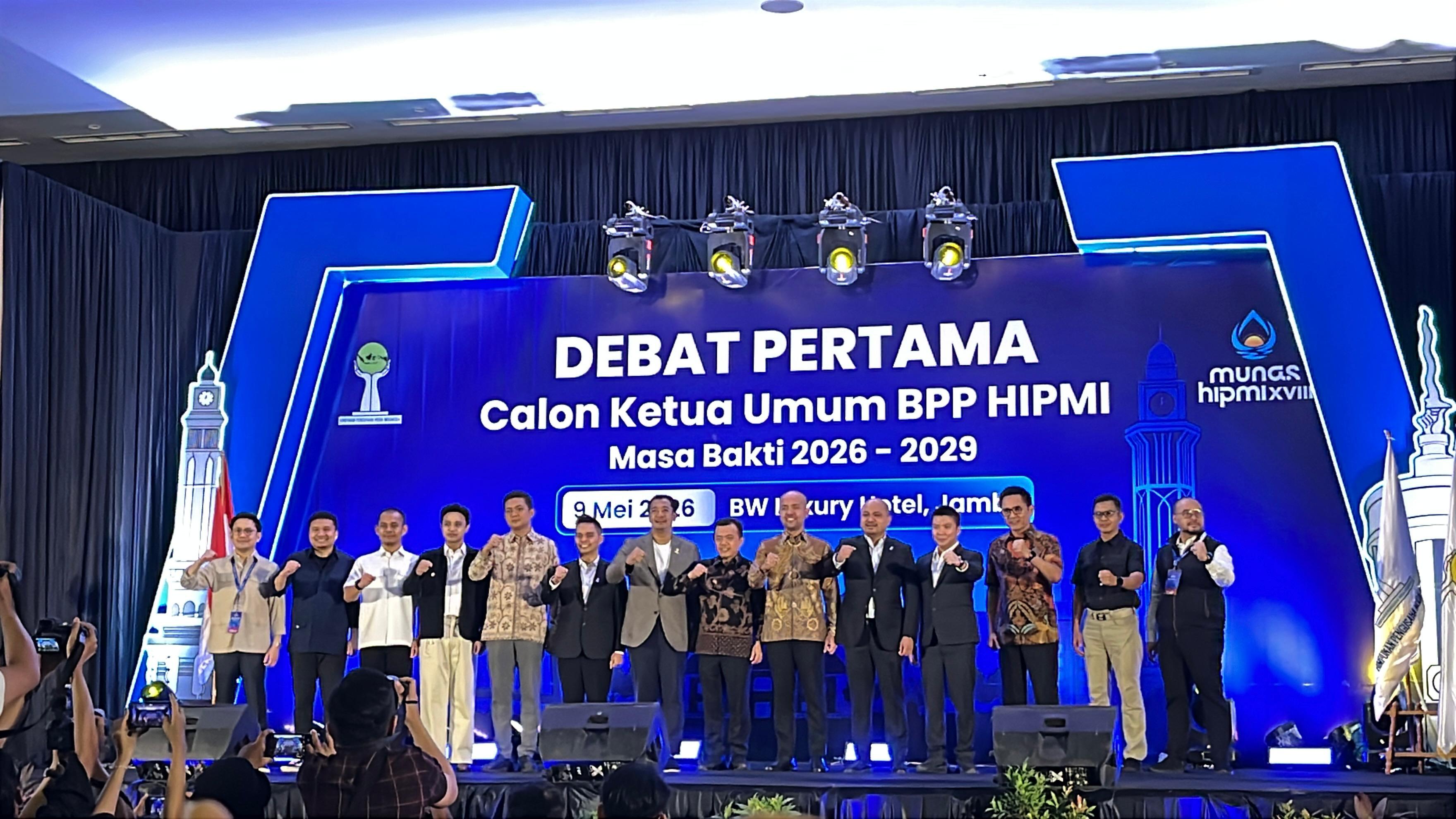 Debat Perdana Caketum BPP HIPMI Jambi, Empat Kandidat Adu Gagasan