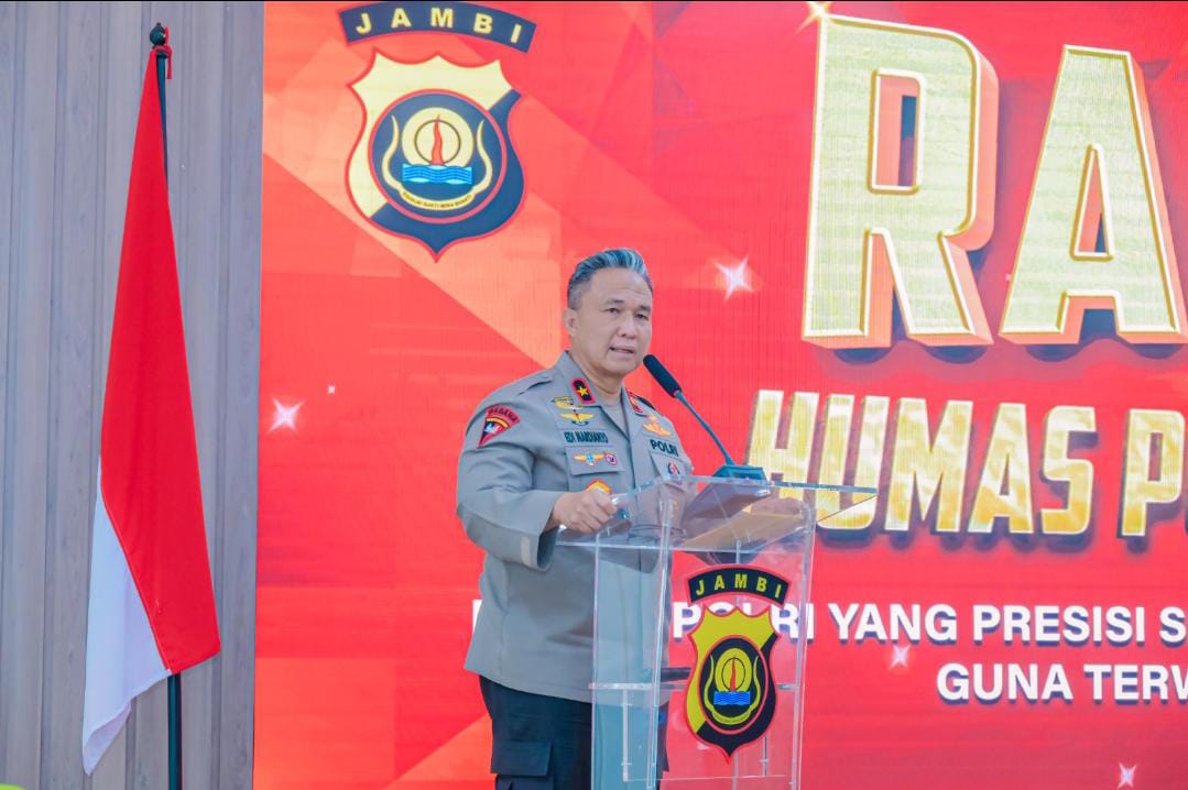 Buka Rakernis Humas Polda Jambi, Ini Pesan Wakapolda Jambi Brigjen Pol Edi Mardianto