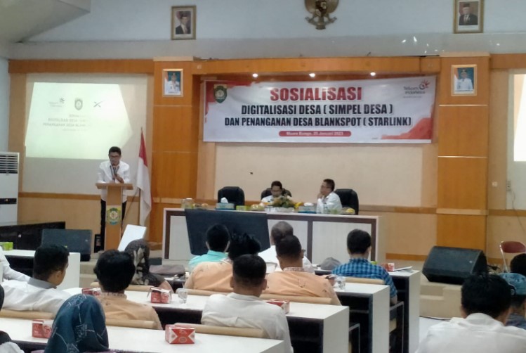 PT. Telkom Indonesia Sosialisasi digitalisasi Desa dan penanganan Blankspot