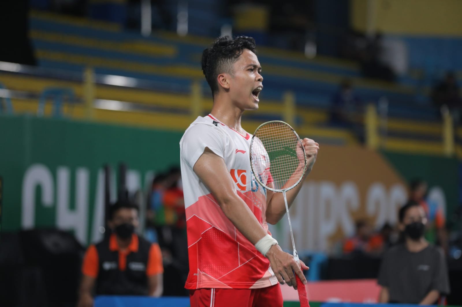 Anthony Ginting Tiru Gaya Lin Dan di Perempat Final BAC 2022