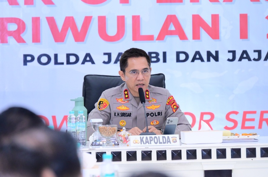 Penekanan Kapolda Jambi! Personel Harus Bertindak Cepat Tanpa Tunggu Laporan