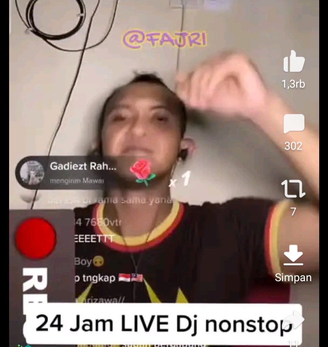 Gegara Live 24 Jam Non Stop di TikTok,  Caesar YKS Dituding Nyabu 