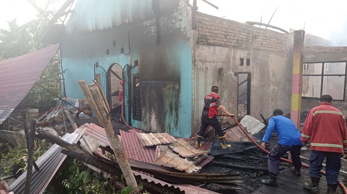 Kebakaran Rumah di Mayang Mangurai Kota Jambi, Kerugian Capai Rp500 Juta