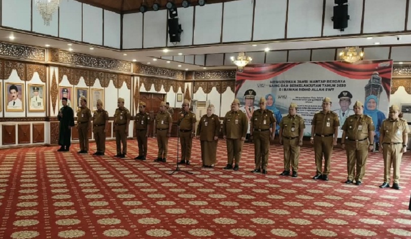 Simak! Ini 13 Pejabat Pemprov yang Baru Dilantik Gubernur Jambi Al Haris