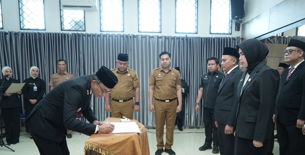 Simak! Ini Daftar Nama 22 Pejabat yang Baru Dilantik Wakil Bupati Muaro Jambi Junaidi Mahir