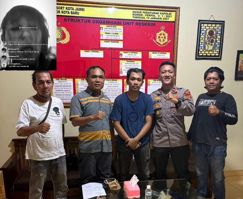 BREAKING NEWS: Viral di Medsos Pria Pukuli Istri di Kota Baru Jambi, Endingnya Langsung Ditangkap Polisi