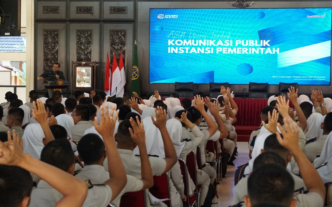 Biro Humas dan Protokol ATR/BPN Berikan Bekal Pengetahuan Komunikasi Publik dalam Rangka KKN Taruna STPN 2025
