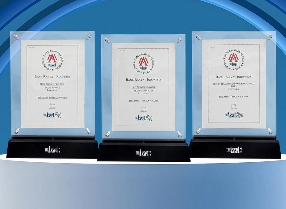 Kembali Torehkan Prestasi Global, BRI Raih Tiga Penghargaan Prestisius dari The Asset