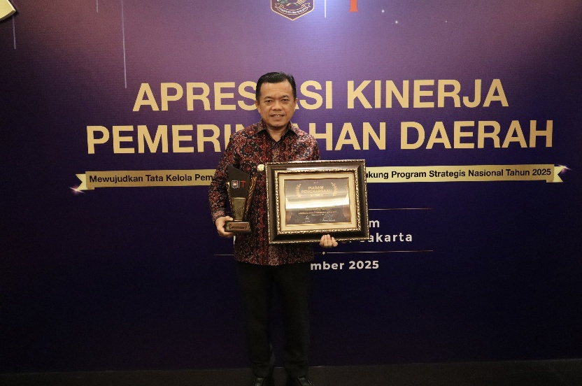 Pemprov Jambi Raih Apresiasi Kinerja Pemerintah Daerah 2025 