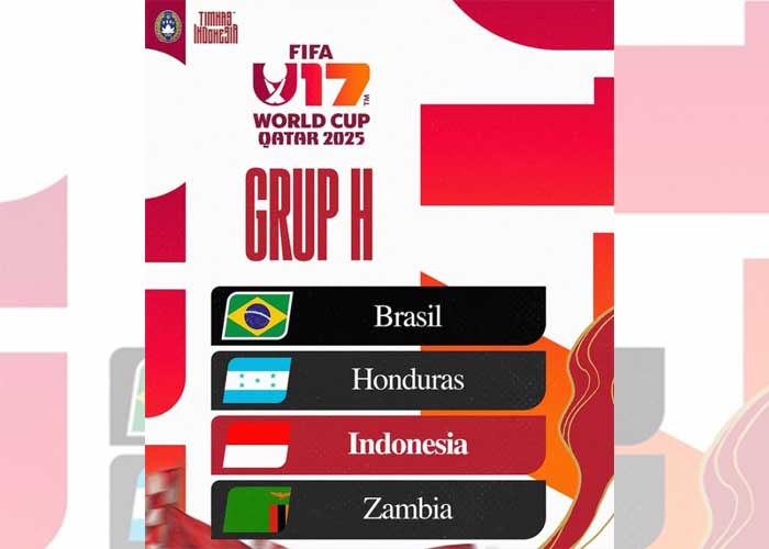 Masuk Grup Neraka! Ini Lawan Berat Indonesia di Piala Dunia U-17 Qatar 2025