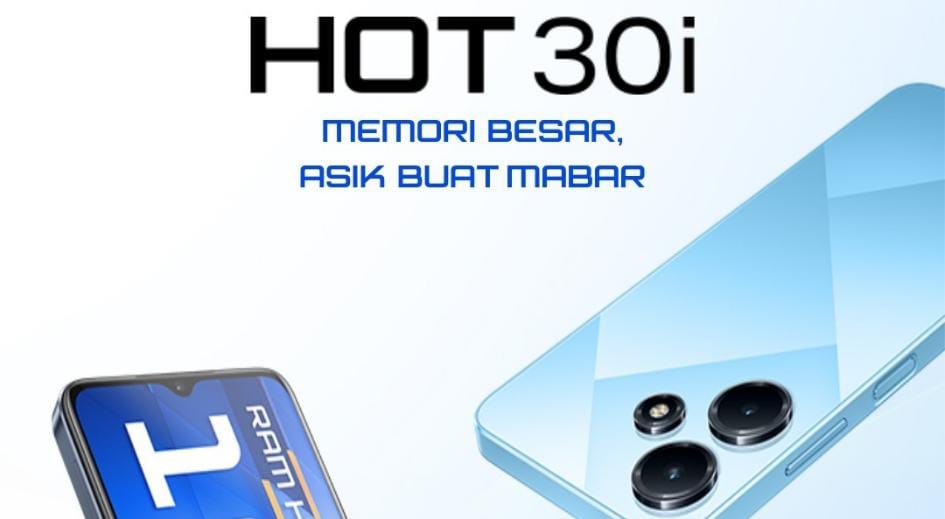 HOT 30i Rekomendasi HP Infinix 1 jutaan Asik untuk Mabar