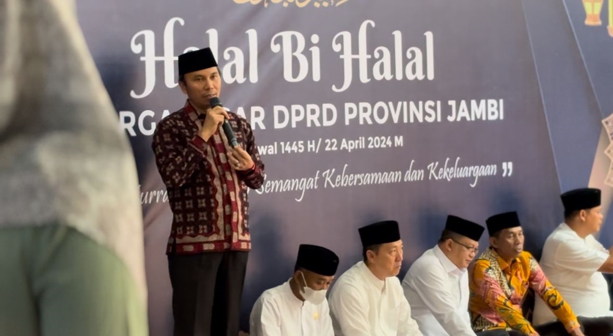 Halal Bihalal DPRD Jambi, Edi Purwanto Ucapkan Permintaan Maaf
