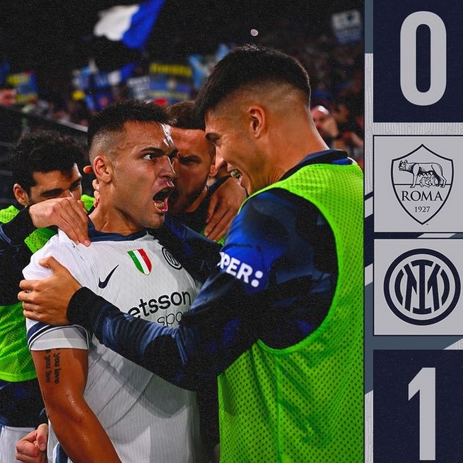 Lautaro Martinez Bawa Inter Milan Tumbangkan Roma 1-0 di Serie A!