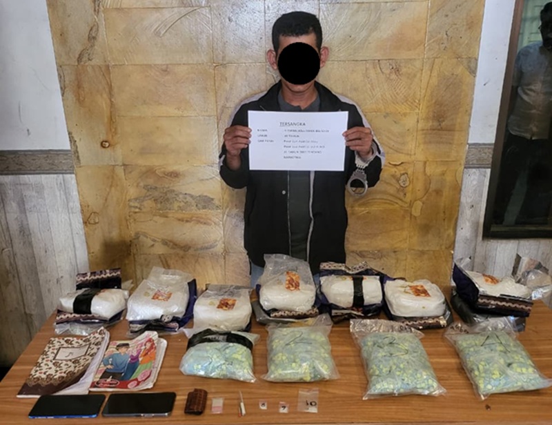 Wuih! Polisi Amankan 10 Ribu Butir Ekstasi Transformers dan 7 Kilogram Sabu dari Warga Sijenjang Jambi Timur