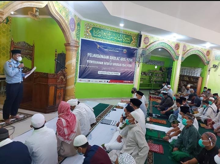 836 Narapidana di Lapas Kelas II A Jambi Dapat Remisi, Ini Rinciannya