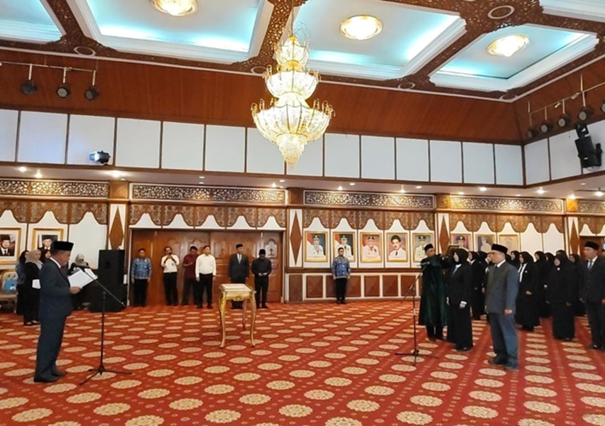 Catet! Ini Nama-nama 49 Pejabat yang Baru Dilantik Wakil Gubernur Jambi Abdullah Sani