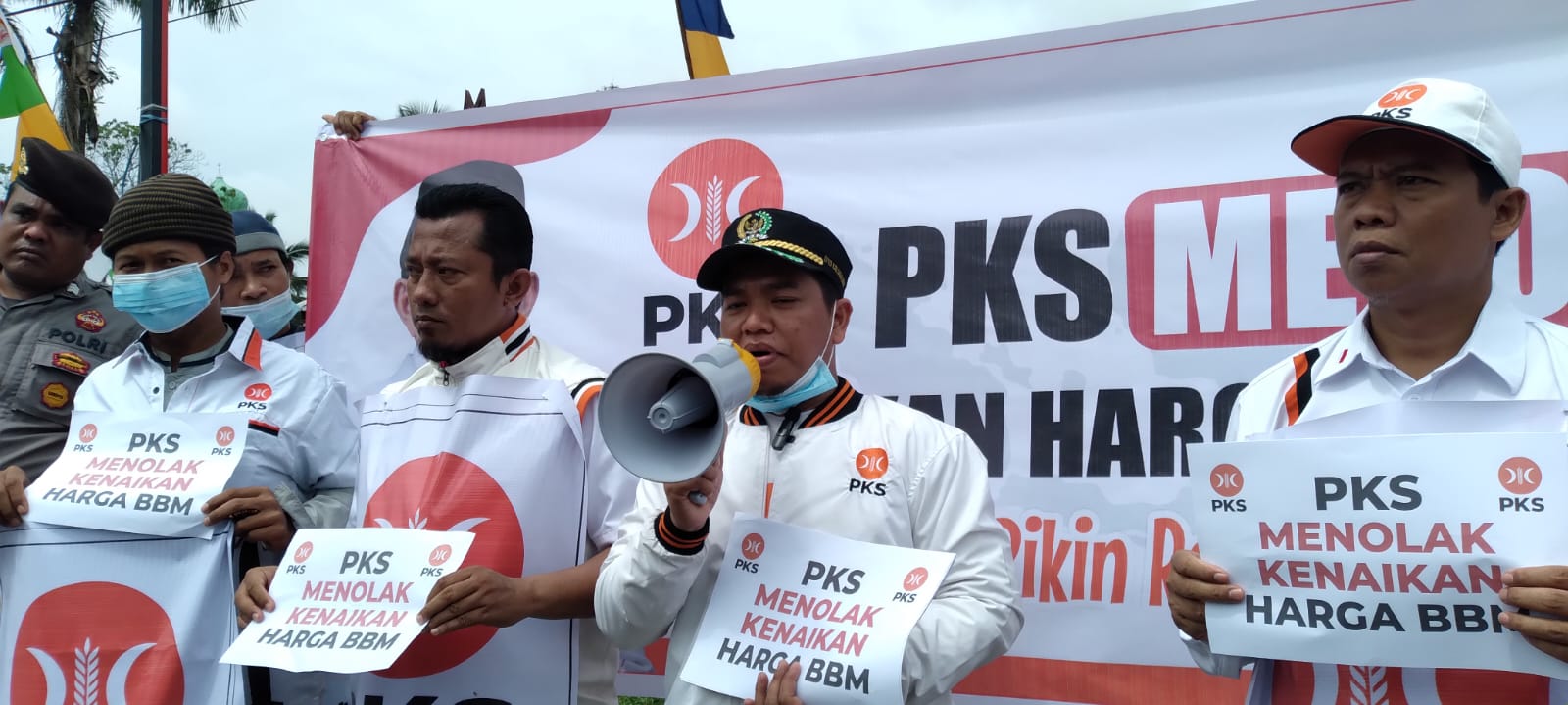 Aksi Flash Mob, PKS Sarolangun Turun ke Jalan Protes Kenaikan Harga BBM