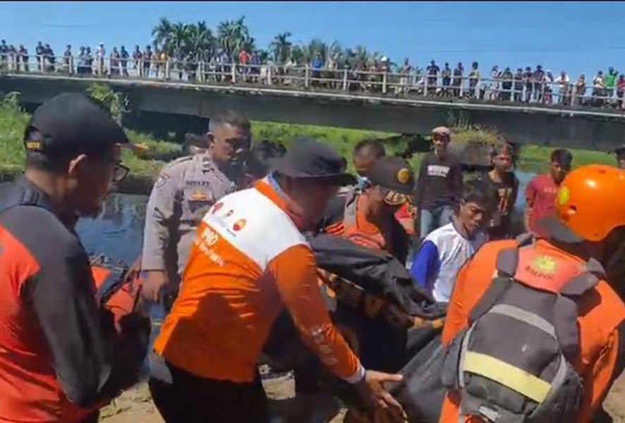 BREAKING NEWS: Warga Suka Maju yang Hilang di Sungai Lagan Tanjab Timur Akhirnya Ditemukan