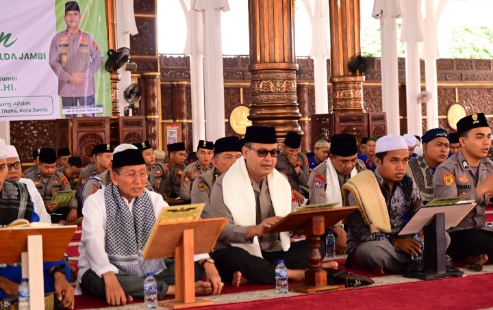 Perkuat Nilai Spiritual dan Keimanan, Polda Jambi Gelar Khotmil Qur'an