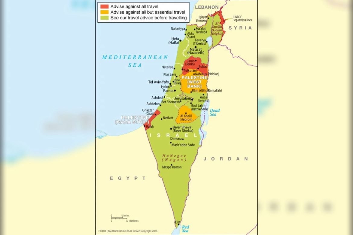 Intip Peta Terbaru Buatan Inggris, Tak Lagi Sebut Palestina 