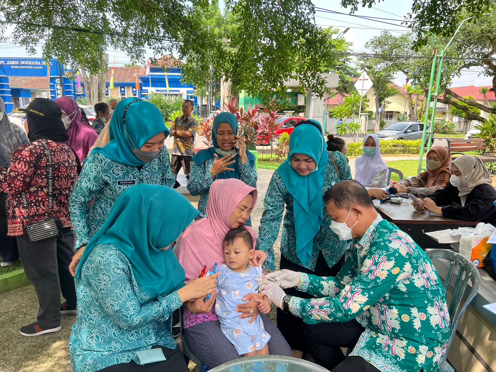 Capaian Imunisasi di Kecamatan Danau Sipin Rendah, Camat: Banyak Orangtua Percaya Hoaks