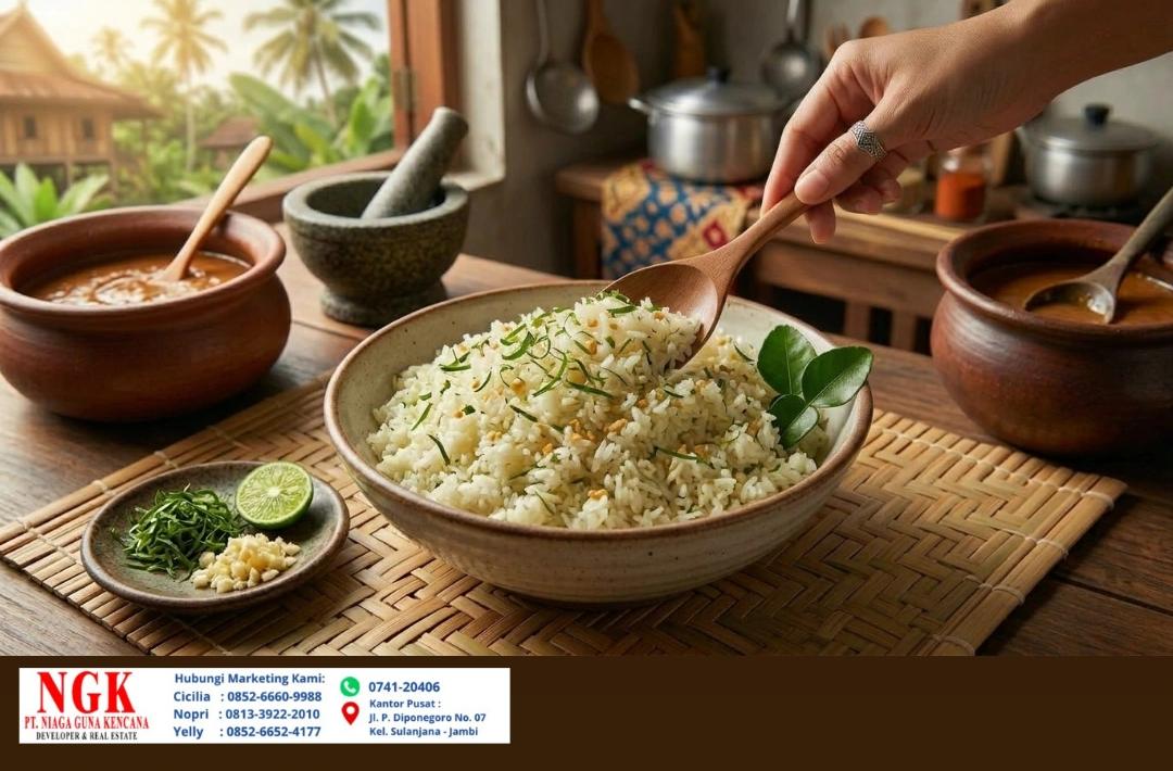 Resep Nasi Daun Jeruk Pakai Rice Cooker, Wangi dan Cocok untuk Anak Kos