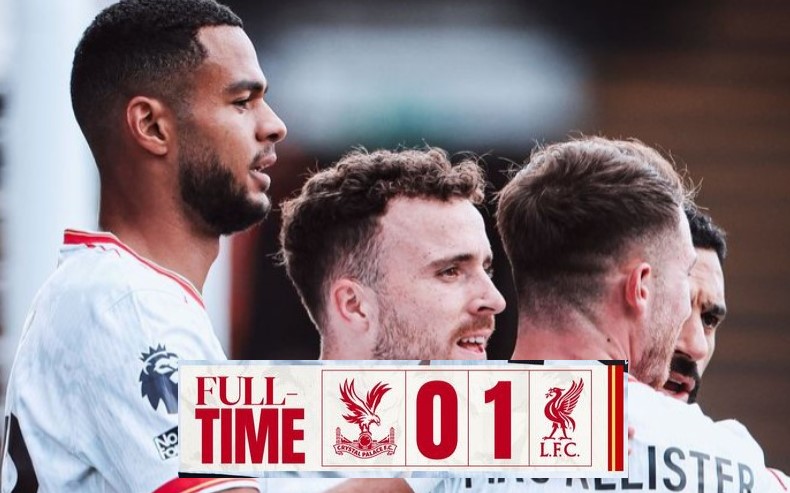 Gol Tunggal Jota Bawa Liverpool Kalahkan Crystal Palace 1-0, Simak Momen Krusialnya di Sini!