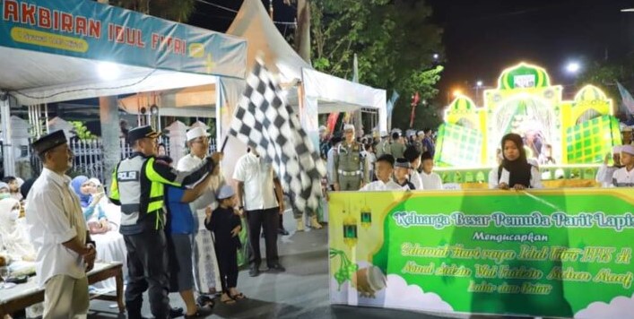 Bupati Anwar Sadat Buka Festival Pawai Takbiran Idul Fitri 1445 H