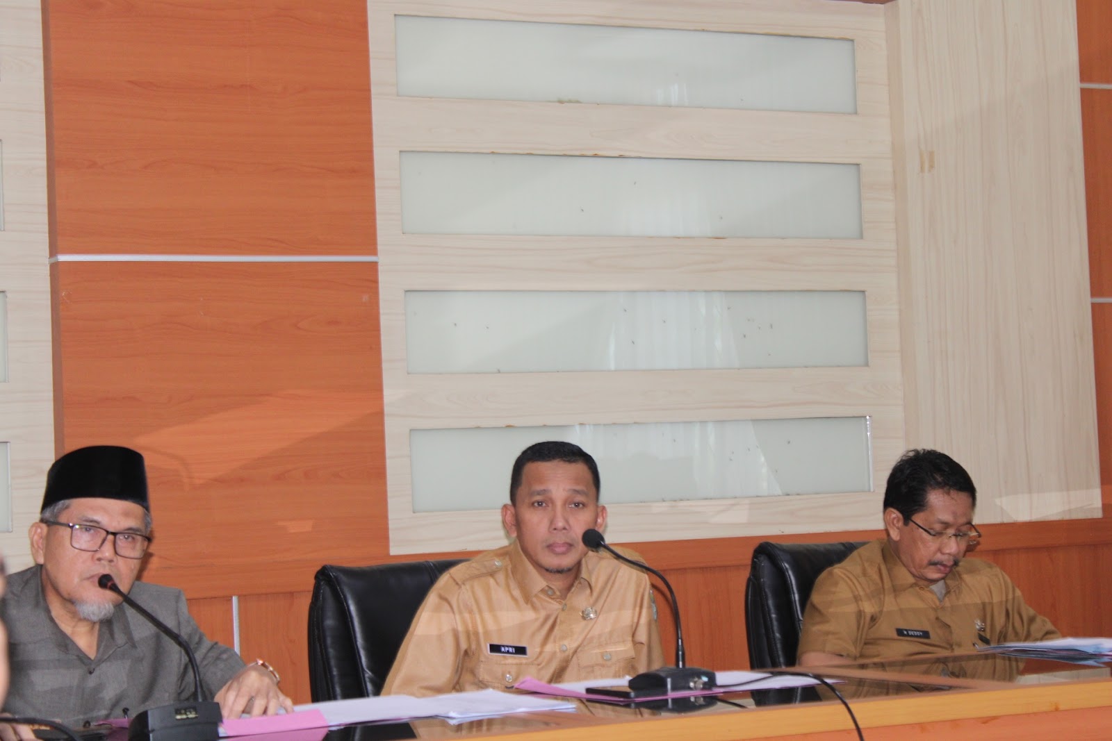 Wabup Bungo Pimpin Rapat Evaluasi Kinerja Triwulan Pertama