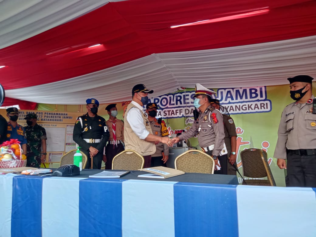 Walikota Fasha Minta Pos PAM Kota Jambi Layani Pemudik dengan Baik