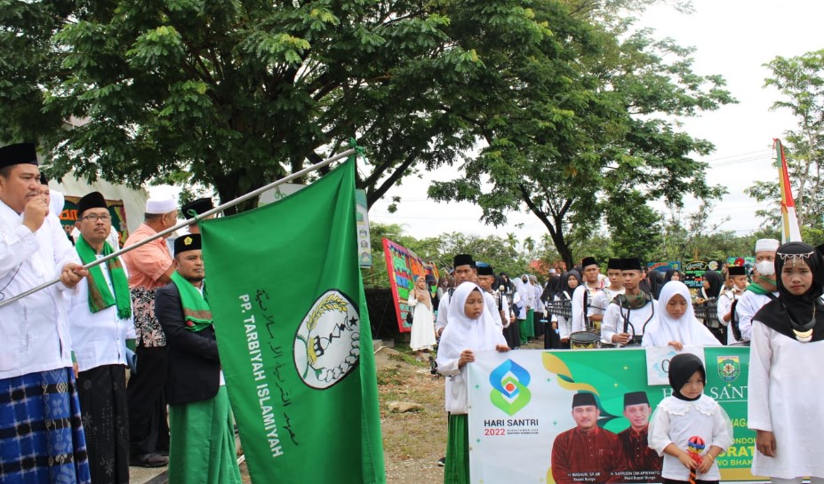 Bupati Bungo Peringati Hari Santri Nasional 2022 ajak seluruh santri dan ustad Pawai keliling