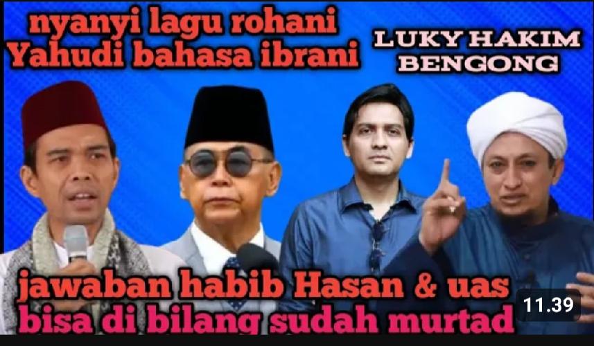 Membagongkan! Diajak Pendiri Ponpes Al Zaytun Ucap Assalamualaikum Sambil Nyanyi, Lucky Hakim Bingung