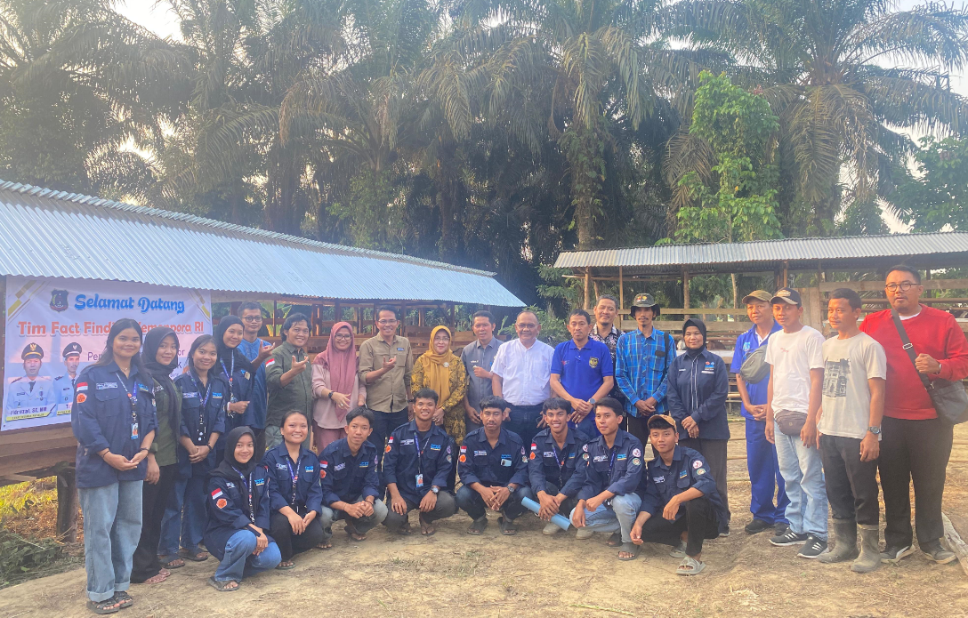 Rektor UNJA Hadiri Penyerahan Bantuan Dana Desa untuk mendukung Tim PPK Ormawa HMP-PET