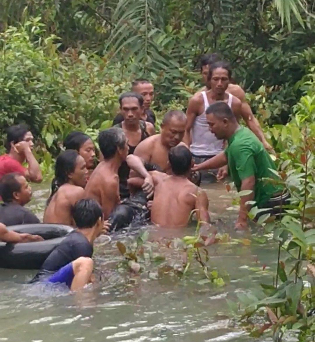 Remaja yang Tenggelam di Sungai Kapas Ditemukan Meninggal Dunia 50 Meter Dari Lokasi Kejadian