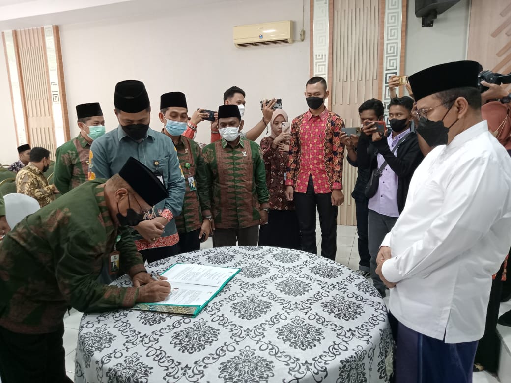 Jalin MoU dengan Bank Jambi, Wakil Wali Kota Jambi Maulana Apresiasi Langkah Baznas