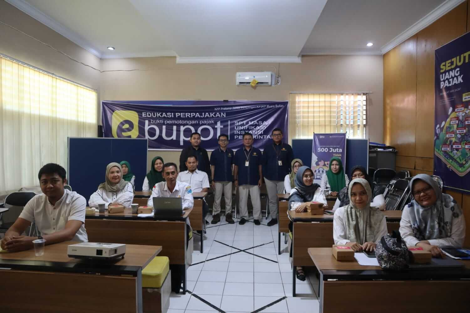 KP2KP Muara Bulian Bersama KPP Pratama Jambi Pelayangan Gelar Edukasi Perpajakan e-Bupot Unifikasi Pemerintah