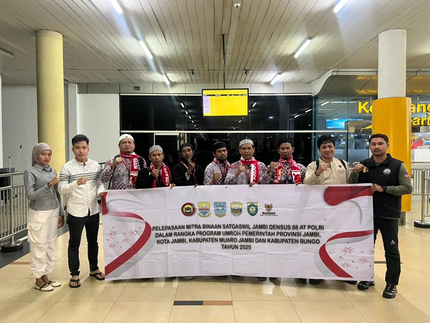 Ini Daftar 4 Warga Binaan Satgaswil Jambi Densus 88 Anti Teror Polri yang Diberangkatkan Umroh