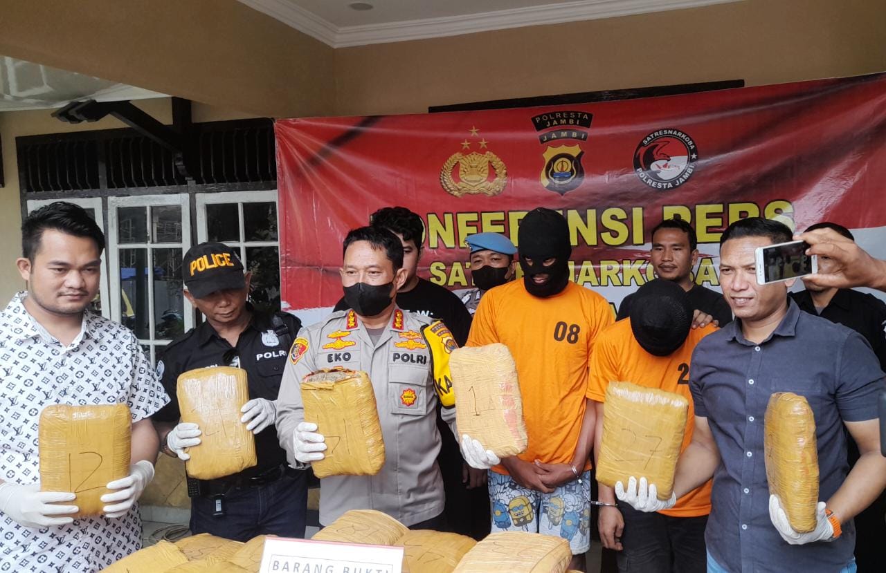 Polisi Ungkap Keuntungan 2 Bandar Ganja Jambi, Segini Nilainya