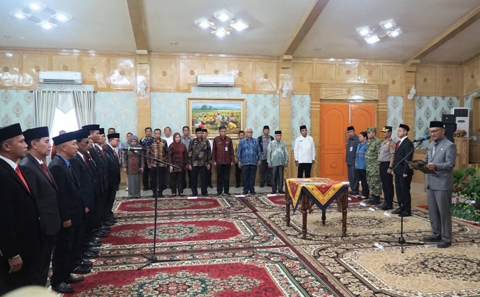 Catet Ya! Ini Daftar Nama 9 Pejabat yang Baru Dilantik Bupati Sarolangun